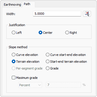 Path tab