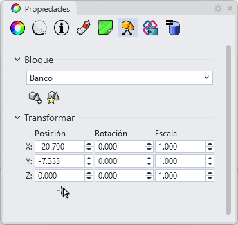 Propiedades de referencia de bloque