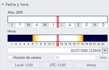 Fecha y hora