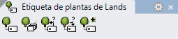 Comandos de etiqueta de plantas