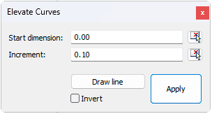 Elevate Curves Dialog