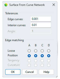 Network surface options