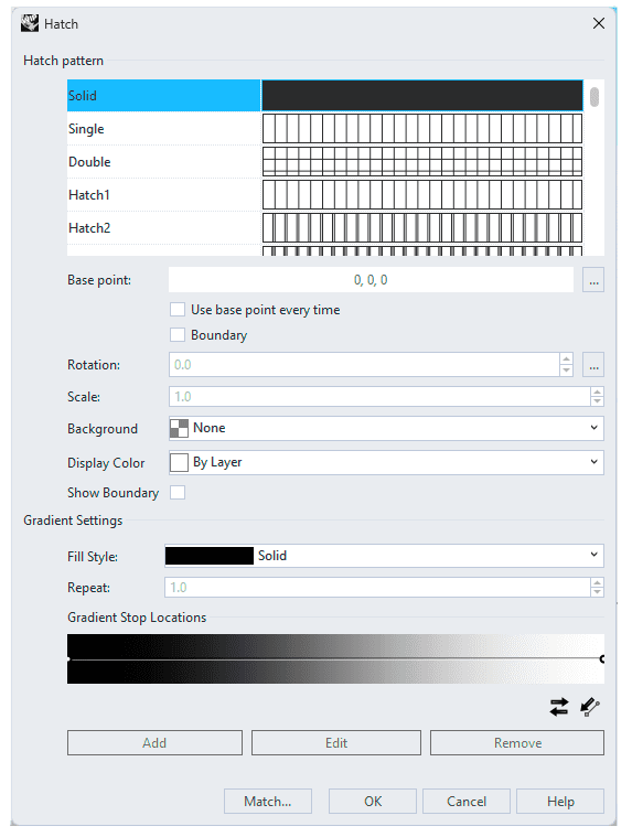 Hatch options