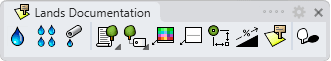 Lands Documentation toolbar