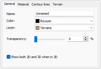 General tab