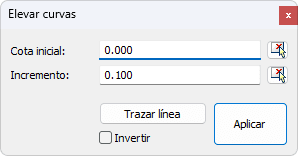 Diálogo Elevar curvas